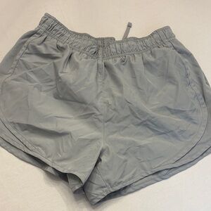 Nike Women's Light Gray Athletic Shorts